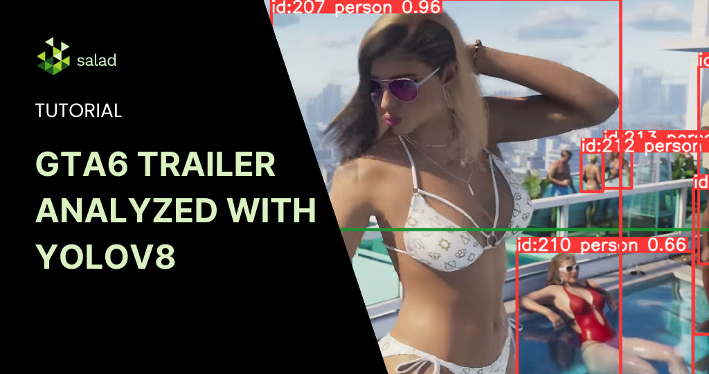 GTA6 trailer with YOLOv8 - Computer vision cloud